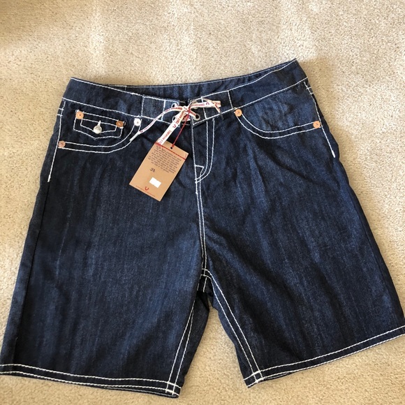 True Religion Men’s Swimwear Size 38 New With Tags - Picture 2 of 7